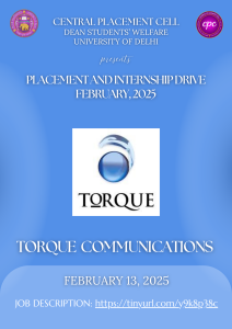 13 February Torque Communications Company Poster