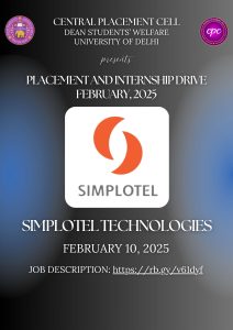 10 February - Simplotel Tech Company Poster