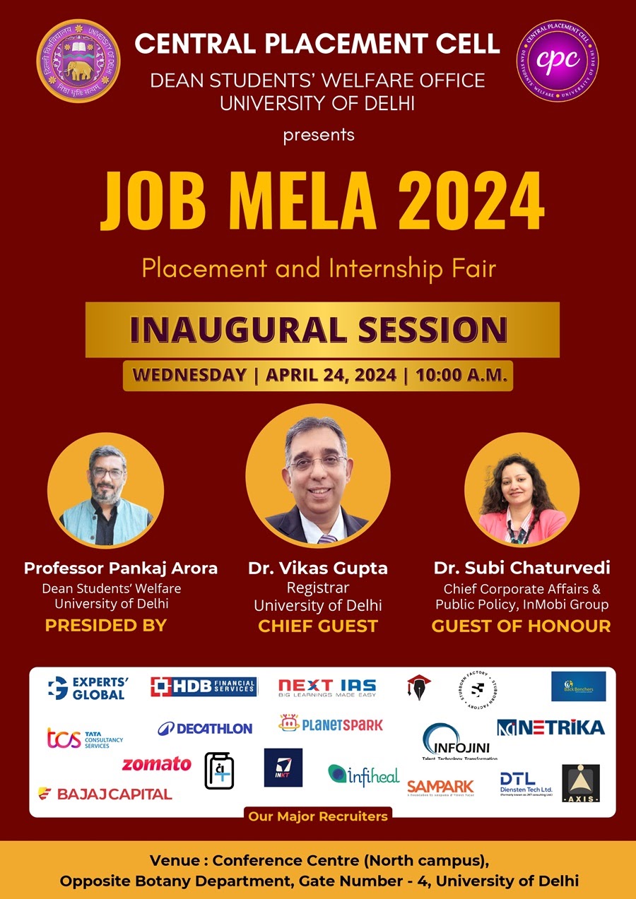 Job Mela Inaugural Poster